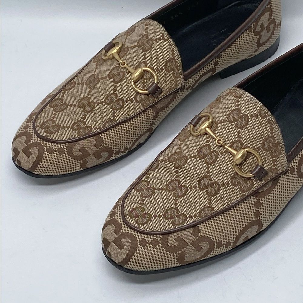 Gucci Jordaan Supreme Canvas Horsebit Loafer size 36.5 - Picture 3 of 13